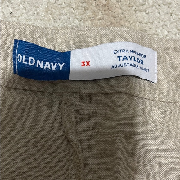 NWT- Old Navy - 3X. Taylor Trouser Linen Short - Picture 9 of 11